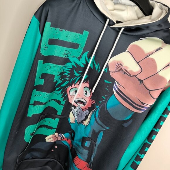 My Hero Academia Hoodie Toga Himiko Midoriya Izuku Cosplay Pullover Unisex L/XL - Picture 3 of 9